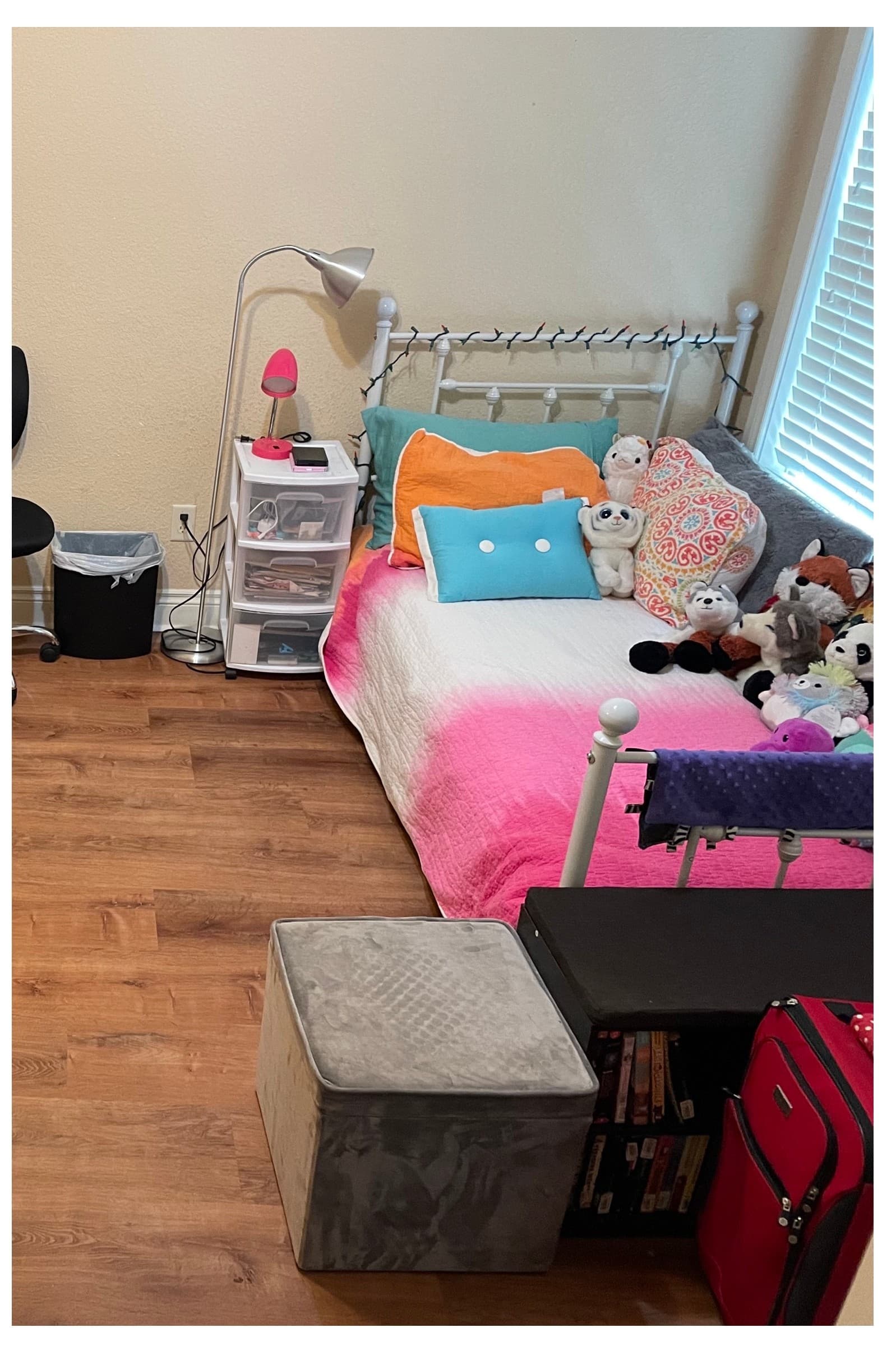 Bedroom, after Ladybug cleaned it